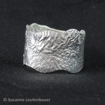 Retikulierter Silberring